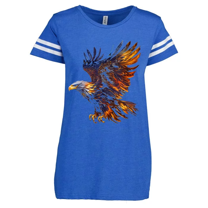 Fiery Steller's Seaeagle Enza Ladies Jersey Football T-Shirt