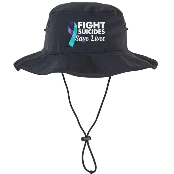 Fight Suicides Save Lives Ribbon Awareness Legacy Cool Fit Booney Bucket Hat