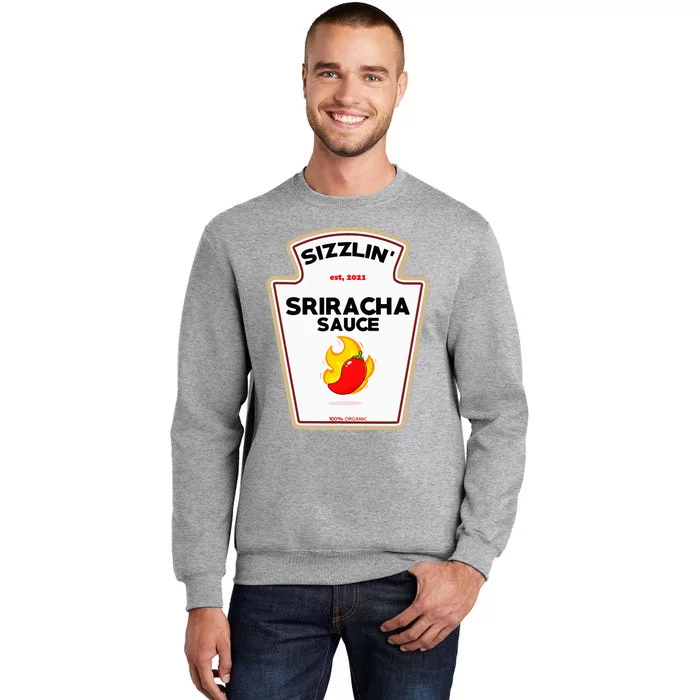 Funny S.R.I.R.A.C.H.A Sauce Diy Halloween Costume Group Condiments Tall Sweatshirt