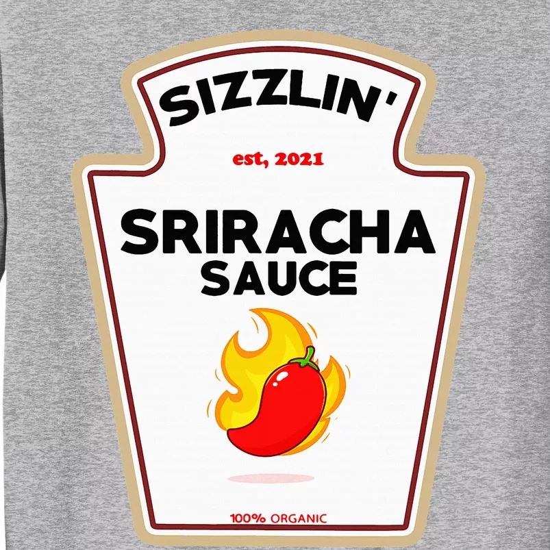 Funny S.R.I.R.A.C.H.A Sauce Diy Halloween Costume Group Condiments Tall Sweatshirt