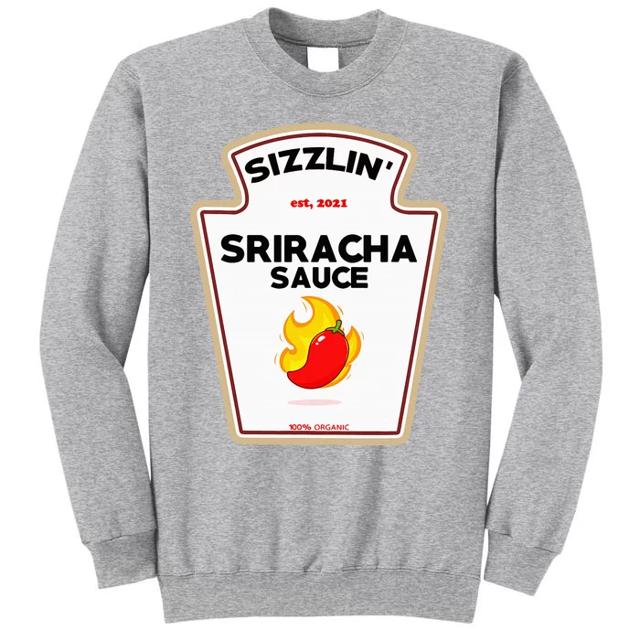 Funny S.R.I.R.A.C.H.A Sauce Diy Halloween Costume Group Condiments Tall Sweatshirt