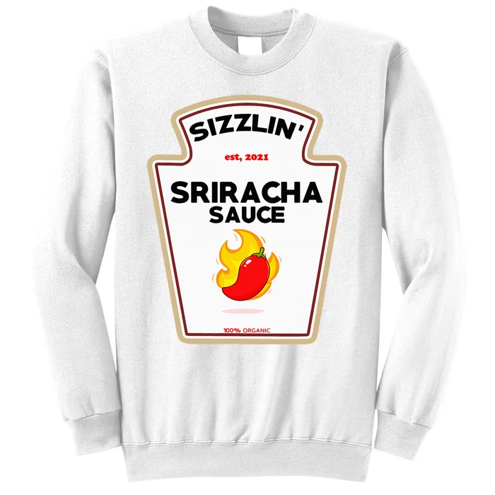 Funny S.R.I.R.A.C.H.A Sauce Diy Halloween Costume Group Condiments Sweatshirt