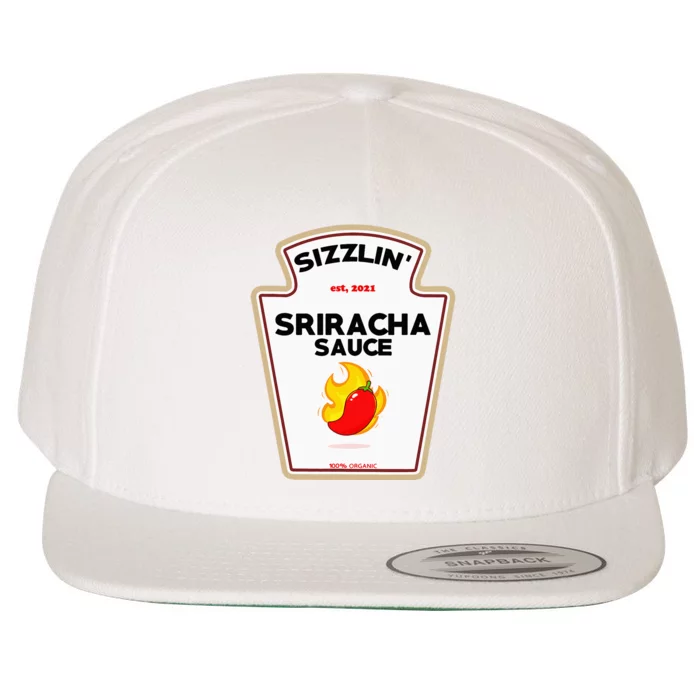 Funny S.R.I.R.A.C.H.A Sauce Diy Halloween Costume Group Condiments Wool Snapback Cap