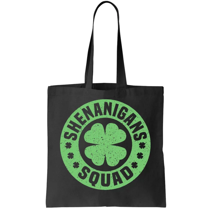 Funny Shenanigans Squad Happy St. Patrick's Day Outfit Tote Bag