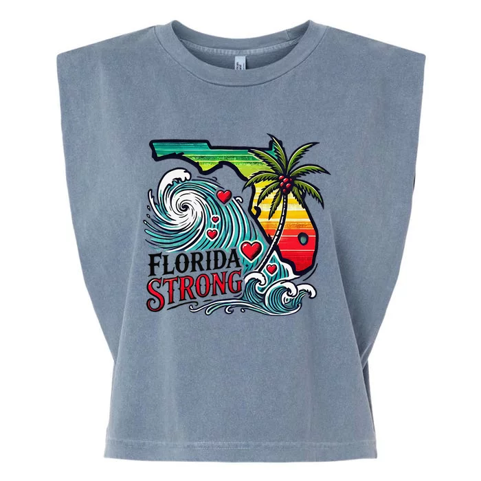 Florida Strong Support Pray For Tampa Bay Strong Community Garment-Dyed Women's Muscle Tee