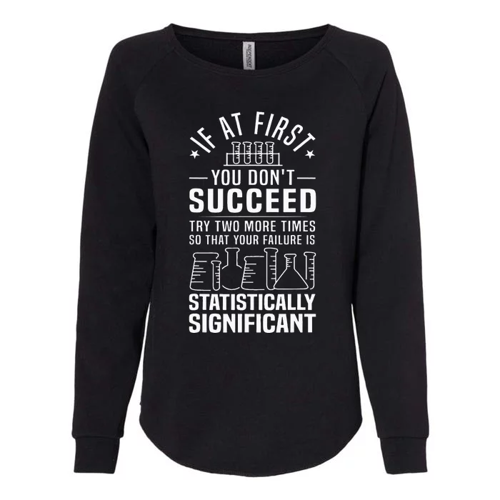 Funny Statistics Science Pun Gift For Men Women Chemistry Womens California Wash Sweatshirt