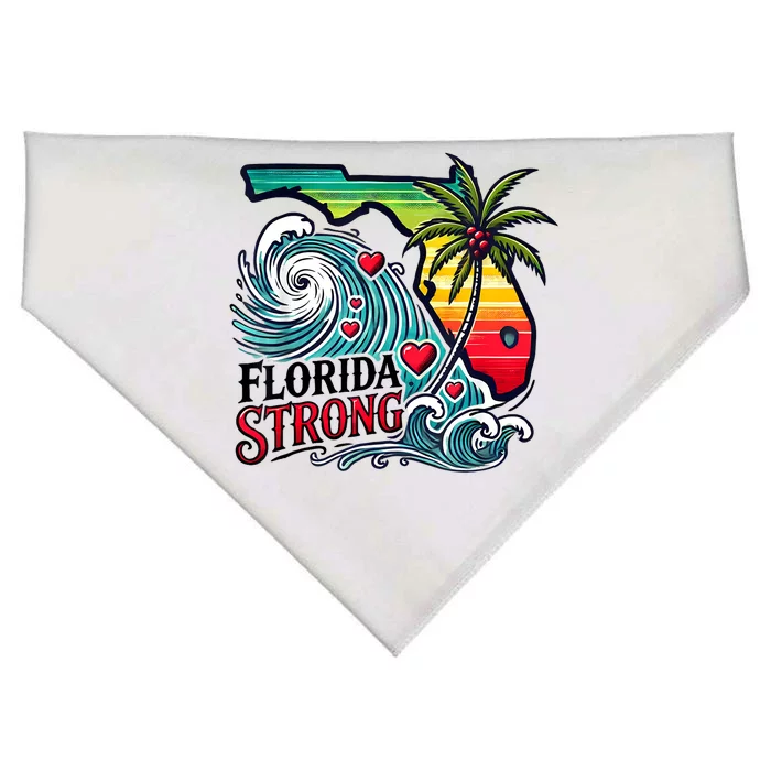 Florida Strong Support Pray For Tampa Bay Strong Community USA-Made Doggie Bandana