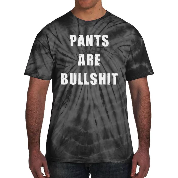 Funny Sarcastic Scottish Kilt And Tartan Fashion Attire Tie-Dye T-Shirt