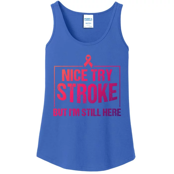 Funny Stroke Survivor Gift Cute Brain Attacks Gift Ladies Essential Tank