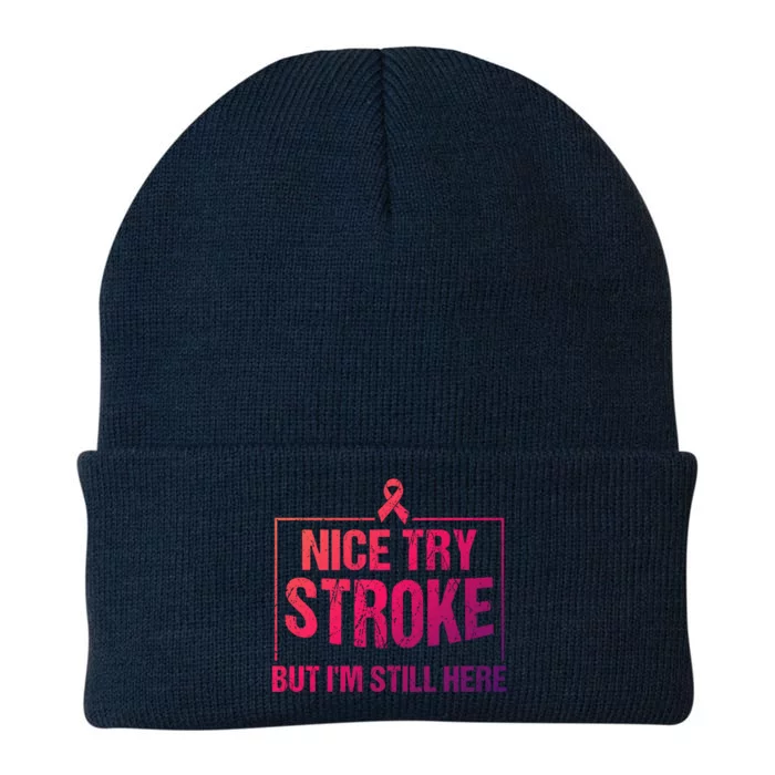 Funny Stroke Survivor Gift Cute Brain Attacks Gift Knit Cap Winter Beanie