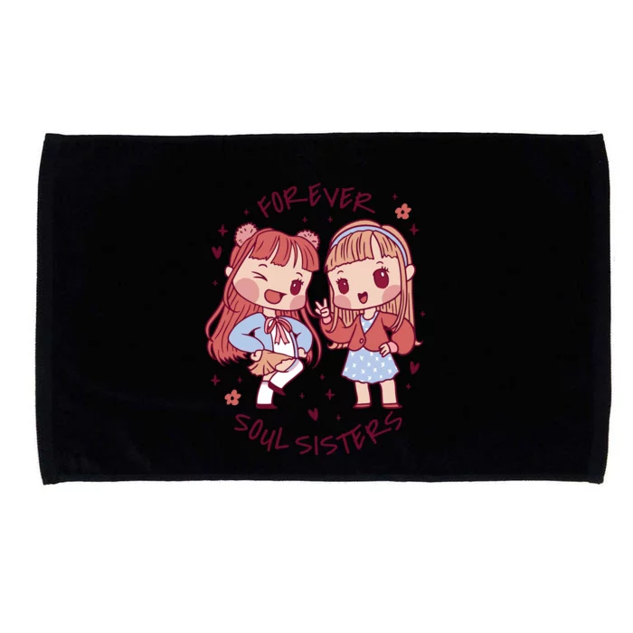 Forever Soul Sisters Chibi Friends Microfiber Hand Towel