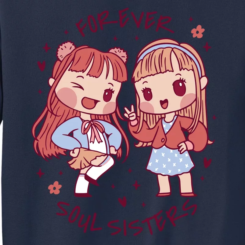 Forever Soul Sisters Chibi Friends Sweatshirt