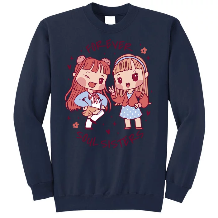 Forever Soul Sisters Chibi Friends Tall Sweatshirt