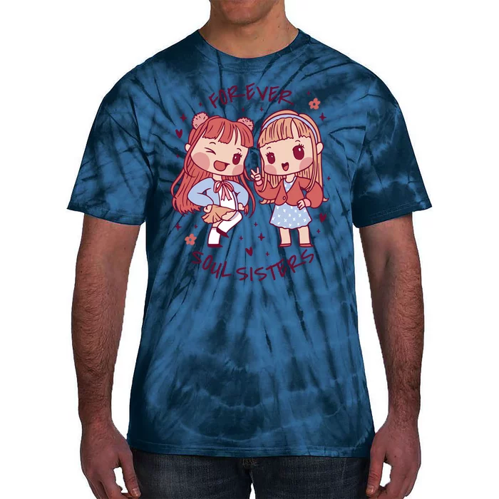 Forever Soul Sisters Chibi Friends Tie-Dye T-Shirt