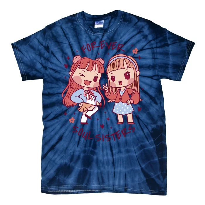 Forever Soul Sisters Chibi Friends Tie-Dye T-Shirt