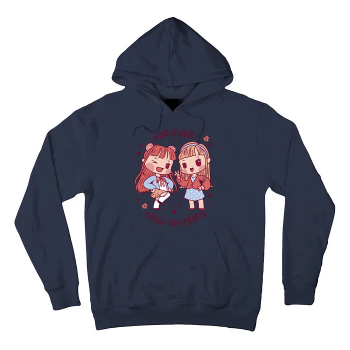 Forever Soul Sisters Chibi Friends Tall Hoodie