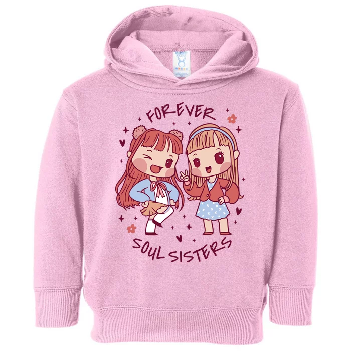 Forever Soul Sisters Chibi Friends Toddler Hoodie