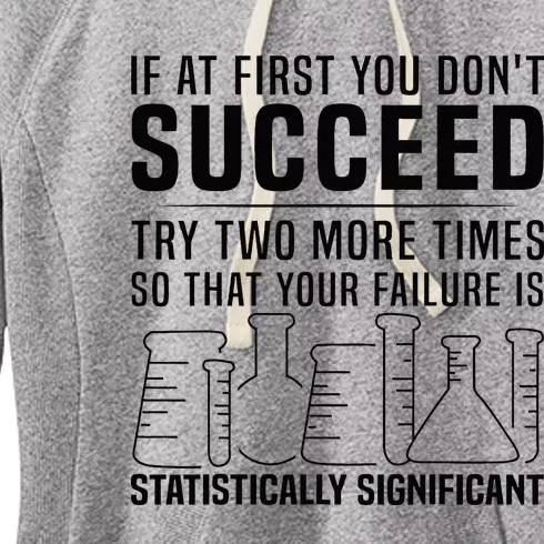 Funny Statistics Science Pun Gift For Men Women Chemistry Women's Fleece Hoodie