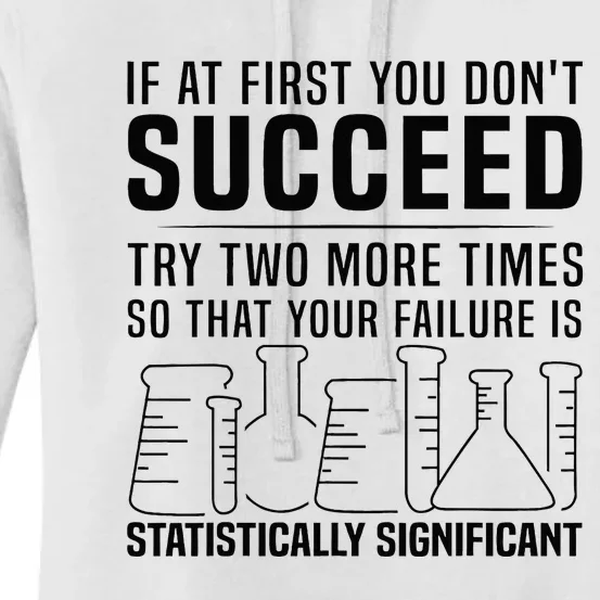 Funny Statistics Science Pun Gift For Men Women Chemistry Women's Pullover Hoodie