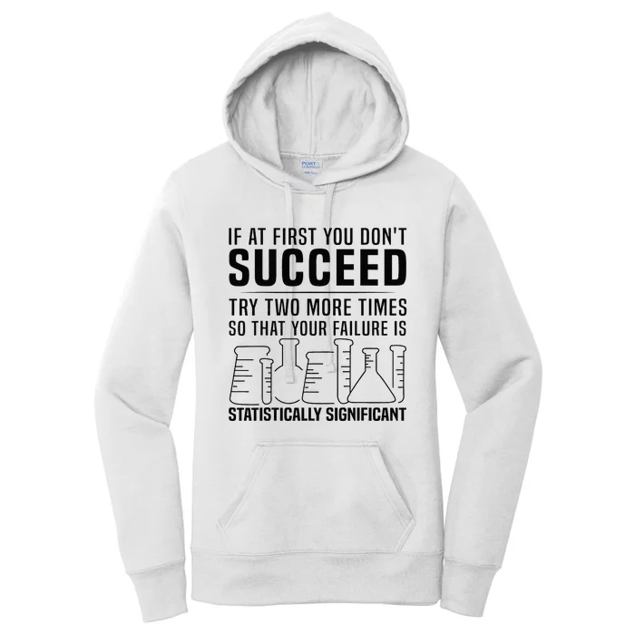 Funny Statistics Science Pun Gift For Men Women Chemistry Women's Pullover Hoodie