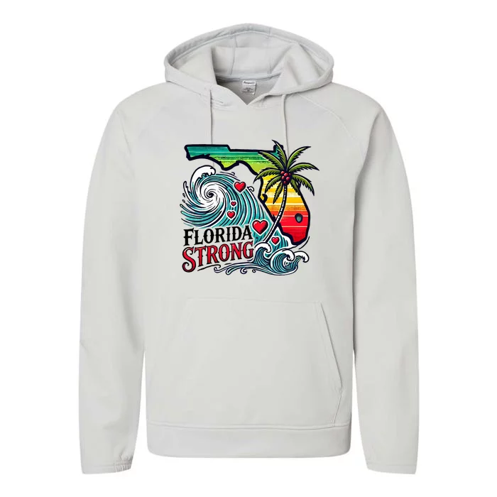 Florida Strong Support Pray For Tampa Bay Strong Community Performance Fleece Hoodie