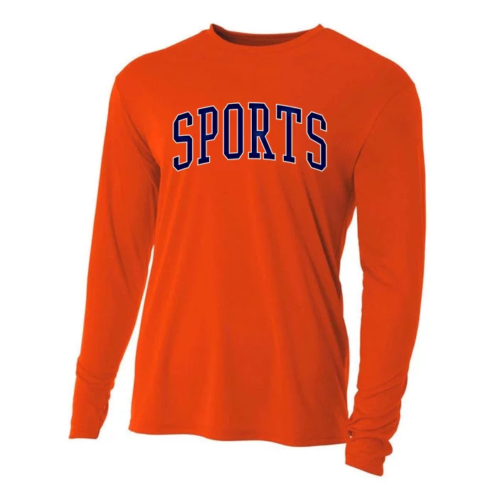 Funny Sports Sarcastic Football Gift Cooling Performance Long Sleeve Crew