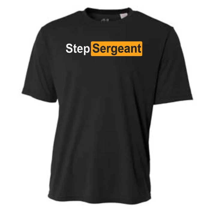 Funny Step Sergeant Cooling Performance Crew T-Shirt