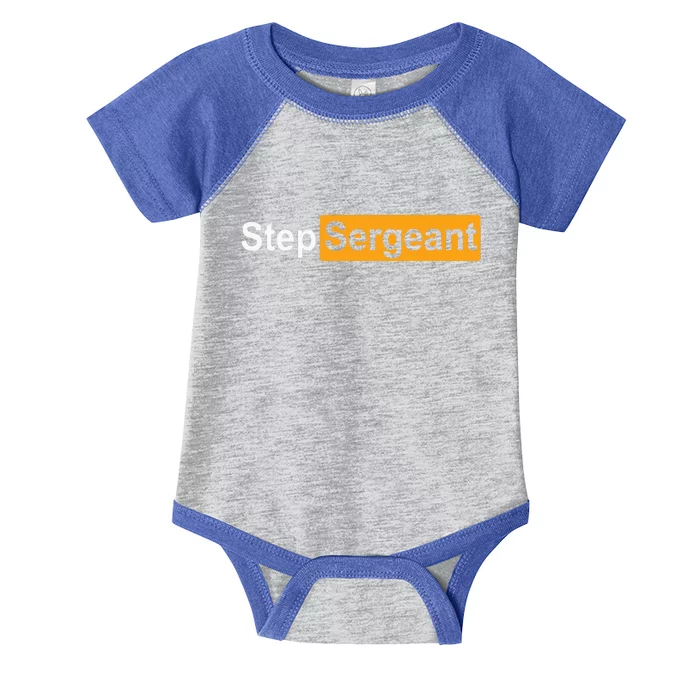 Funny Step Sergeant Infant Baby Jersey Bodysuit