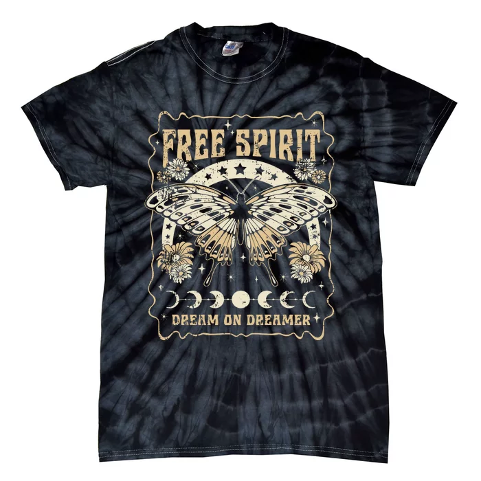 Free Spirit Style Comfort Colors Dream On Dreamer Tie-Dye T-Shirt