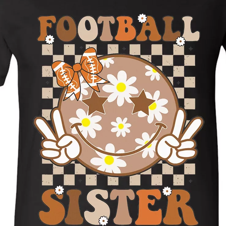 Football Sister Sport Lover V-Neck T-Shirt