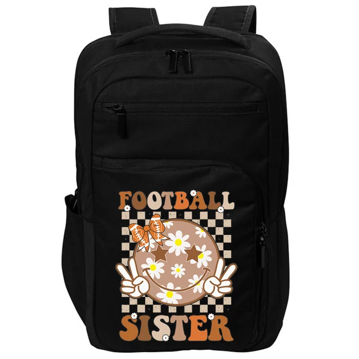 Football Sister Sport Lover Impact Tech Backpack