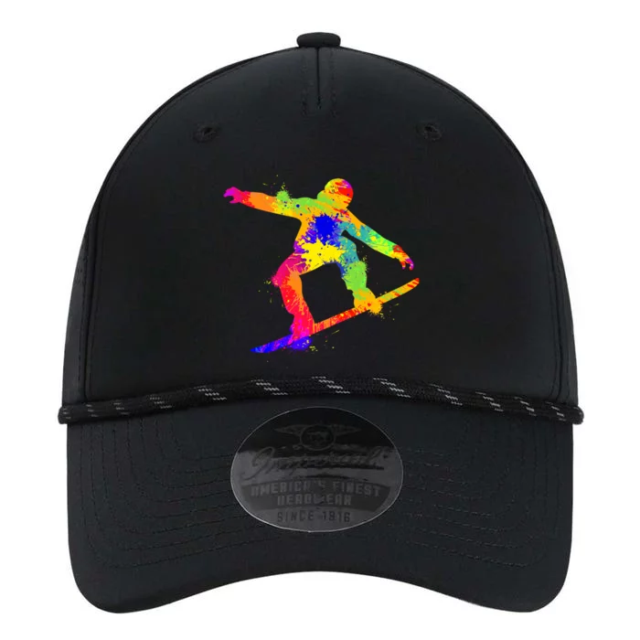 Funny Skiing Snowboarding Colorful Cute Gift Performance The Dyno Cap