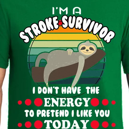 Funny Stroke Survivor Pajama Set