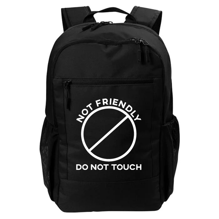 Funny Sarcasm Social Distance Not Friendly Do Not Touch Daily Commute Backpack