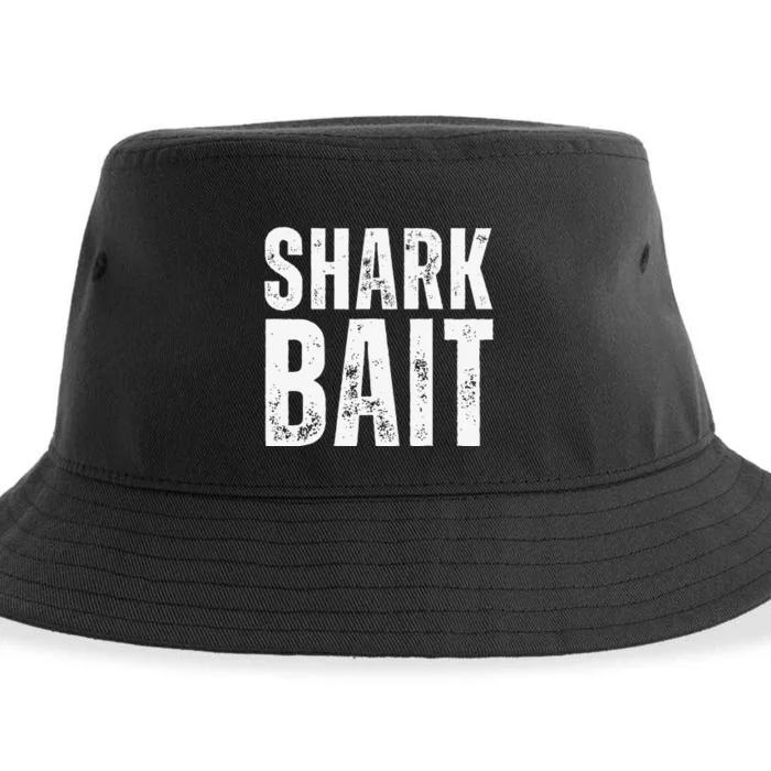 Funny Shark Shark Bait Sustainable Bucket Hat