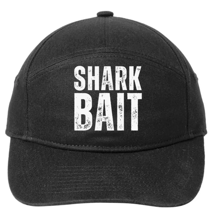 Funny Shark Shark Bait 7-Panel Snapback Hat