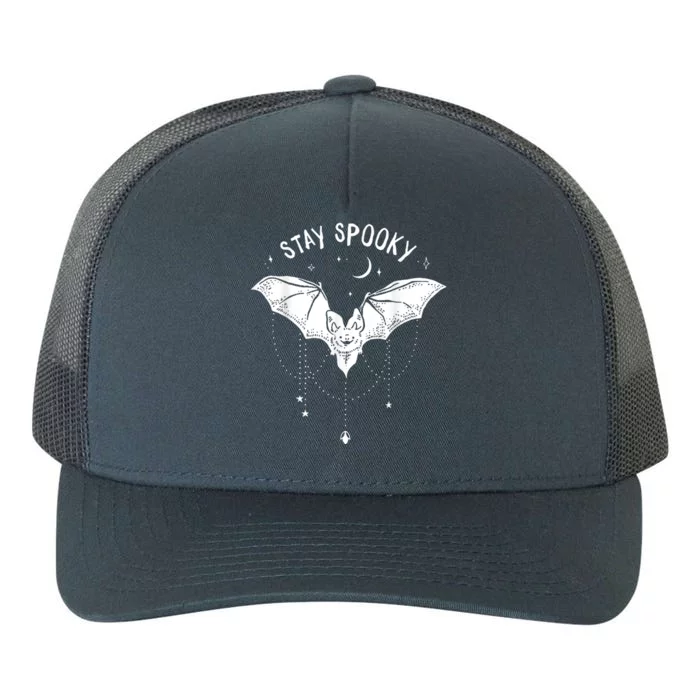 Funny Stay Spooky Cute Vampire Bat Halloween Yupoong Adult 5-Panel Trucker Hat