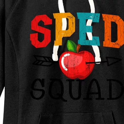 Funny Sped Squad Design For Special Education Teacher Gift Women's Fleece Hoodie