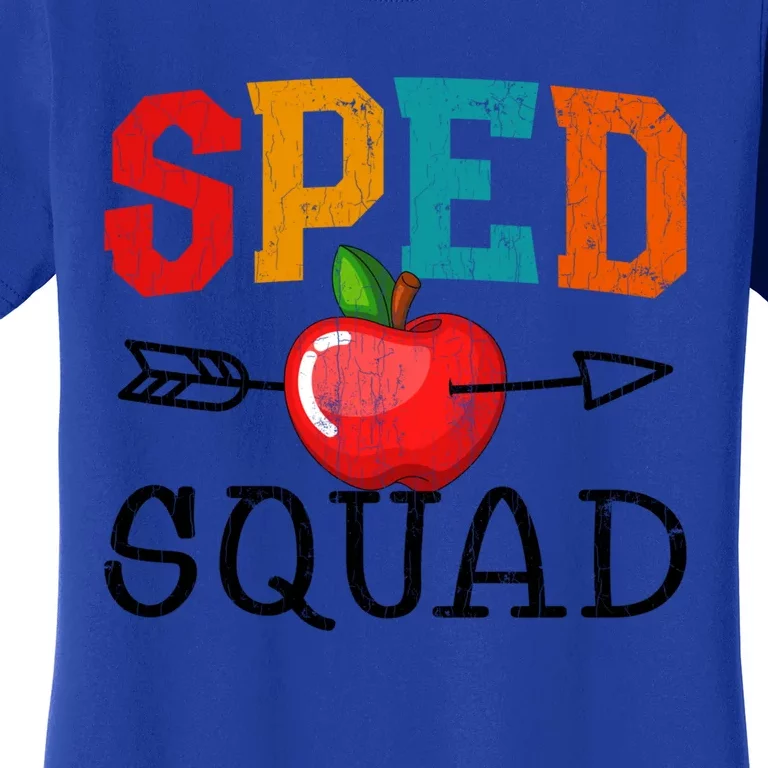 Funny Sped Squad Design For Special Education Teacher Gift Women's T-Shirt