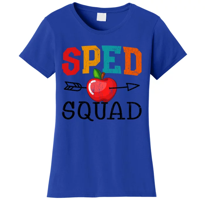 Funny Sped Squad Design For Special Education Teacher Gift Women's T-Shirt