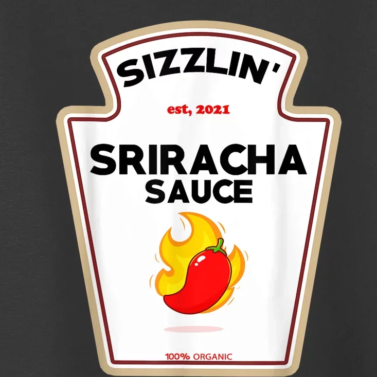 Funny Sriracha Sauce DIY Halloween Costume Group Condiments Toddler T-Shirt