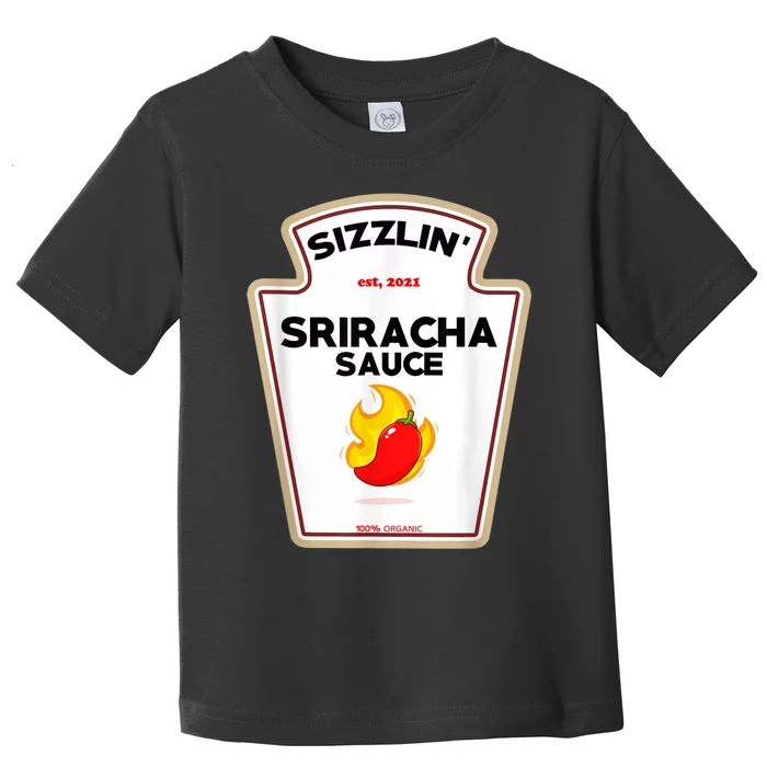 Funny Sriracha Sauce DIY Halloween Costume Group Condiments Toddler T-Shirt