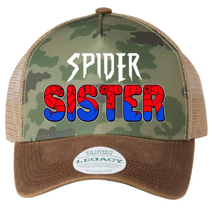 Funny Spider Sister Matching Family Shirts Legacy Tie Dye Trucker Hat