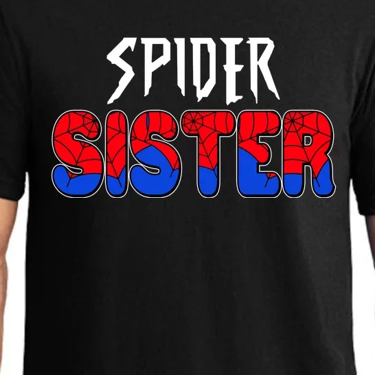 Funny Spider Sister Matching Family Shirts Pajama Set