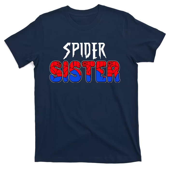 Funny Spider Sister Matching Family Shirts T-Shirt