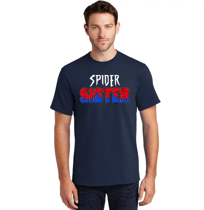 Funny Spider Sister Matching Family Shirts Tall T-Shirt