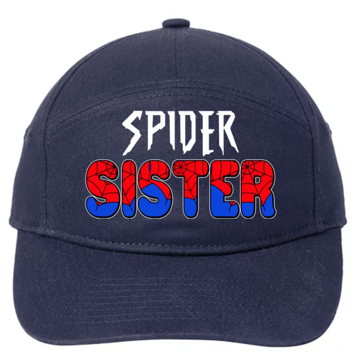 Funny Spider Sister Matching Family Shirts 7-Panel Snapback Hat