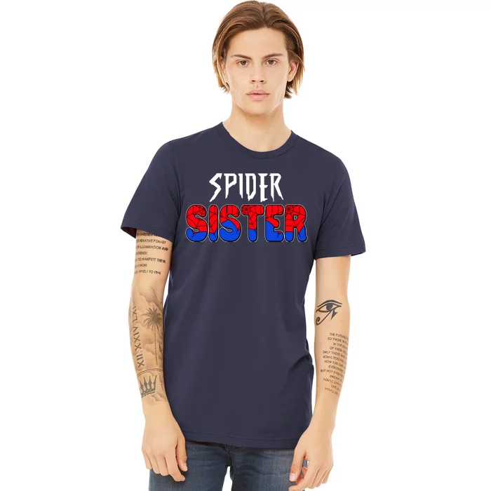 Funny Spider Sister Matching Family Shirts Premium T-Shirt