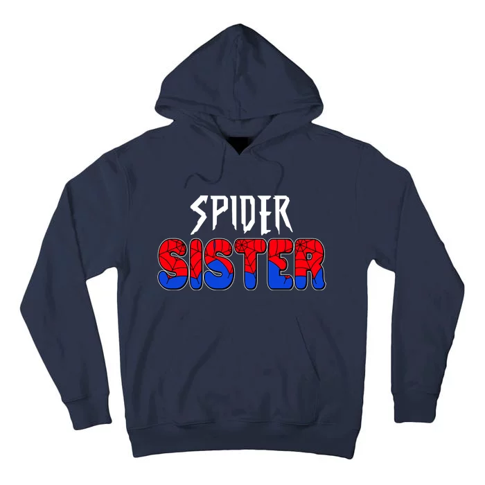 Funny Spider Sister Matching Family Shirts Tall Hoodie