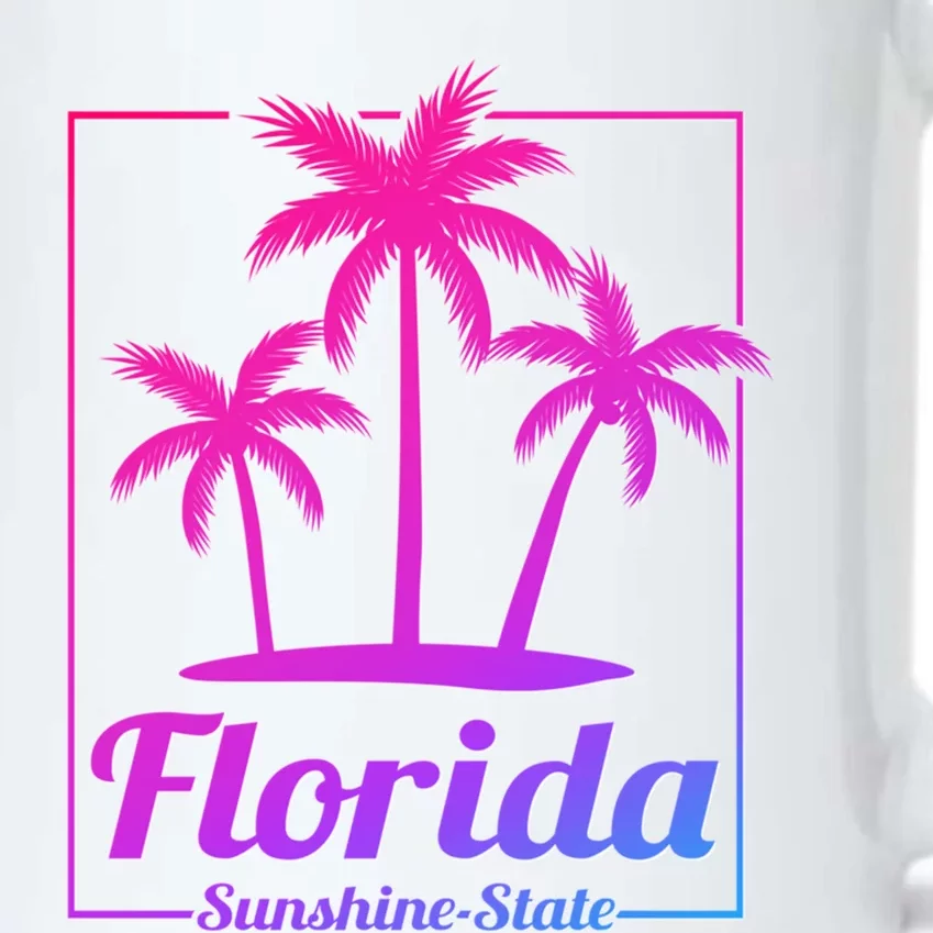 Florida Sunshine State Retro Look Gift Black Color Changing Mug